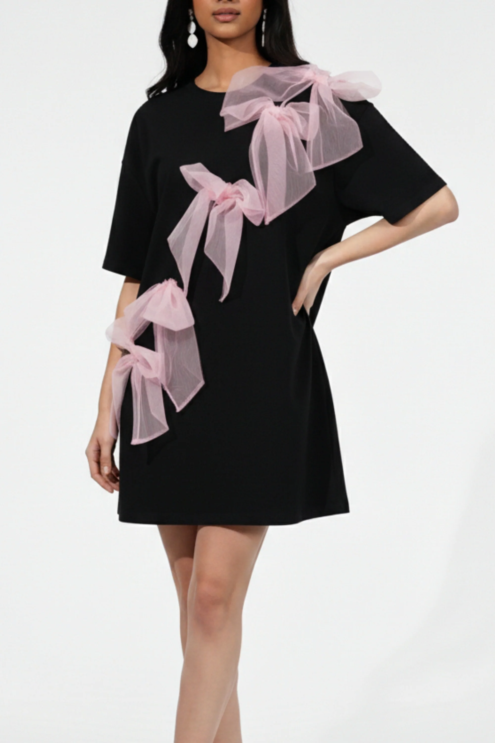 Bonita Bows Black T-Shirt